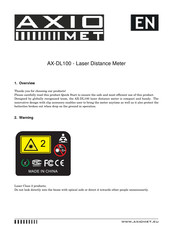 AXIOMET AX-DL100 Manual