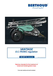 Berthoud VANTAGE E.C.TRONIC 67-71 Manual