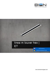 BION TECHNOLOGIES linea m louver hex ET User Manual