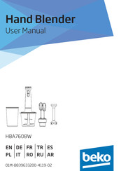 Beko HBA7608W User Manual