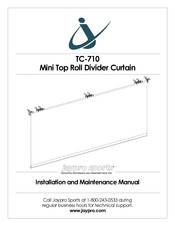 Jaypro Sports TC-710 Installation And Maintenance Manual