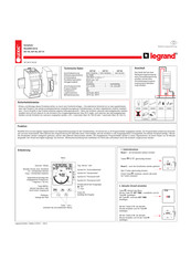 Legrand LEXIC 037 64 Quick Start Manual