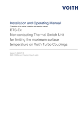 Voith BTS-Ex Installation And Operating Manual