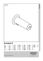 Grohe Europlus E 36 021 Manual
