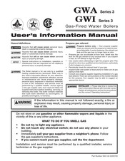 Williamson-Thermoflo GWA 3 Series User's Information Manual