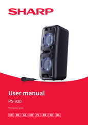 Sharp PS-920 User Manual