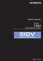 Hitachi CMU Series User Manual