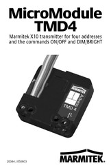 Marmitek MicroModule TMD4 Manual