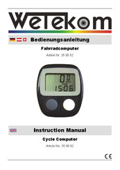 Wetekom 35 95 62 Instruction Manual