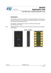 ST VL6180X Application Note