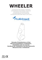 Profelmnet Wheeler R Installation And Use Manual