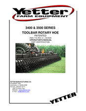 Yetter 3400 Series Operator's Manual