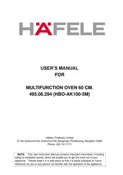 Häfele 495.06.294 User Manual