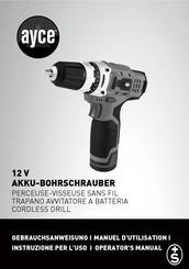 Ayce PLCDL-M136JS-12V Operator's Manual