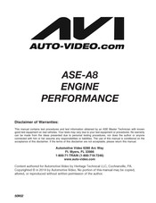 AVI ASE-A8 Manual
