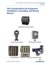 Emerson FB2200 Site Considerations For Equipment Installation, Grounding, And Wiring Manual