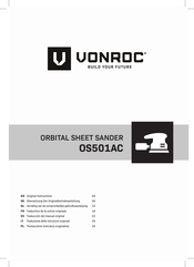 VONROC OS501AC Original Instructions Manual