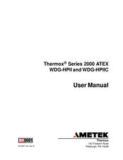 Ametek Thermox 2000 ATEX Series User Manual