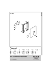 Grohe Pulsomat Manual