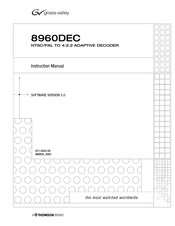 Grass Valley 8960DEC Instruction Manual