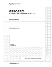 GRASS VALLEY 8990ARC - Instruction Manual