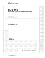 GRASS VALLEY 8964FS - Instruction Manual