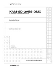 GRASS VALLEY KAM-SD-2AES-DMX Instruction Manual