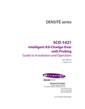 Belden Miranda DENSITE Series Manual To Installation And Operation