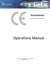 Dynisco ViscoIndicator Operation Manual