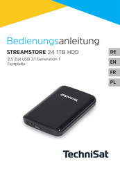TechniSat STREAMSTORE Manual