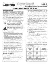 ADEMCO VISTAKEY Installation And Setup Manual
