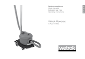 Wetrok Monovac 6 Plus Operating Instructions Manual