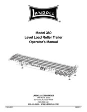 Landoll 380 Operator's Manual