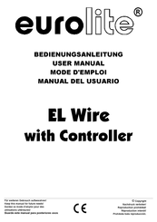 EuroLite EL Wire Series User Manual