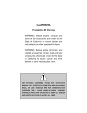 Hagie DTS 8 HI-TRACTOR Operator's Manual