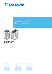 Daikin VRV IV+ Installer And User Reference Manual
