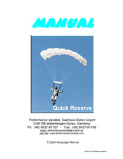 Performance Variable Quick 113 Manual
