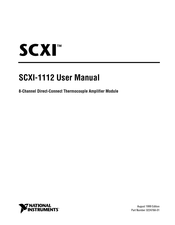 National Instruments SCXI-1112 User Manual