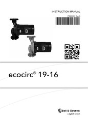 Bell and Gossett ecocirc 19-16 Instruction Manual