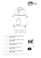Konifera BD 476701 Assembly And Operating Instructions Manual