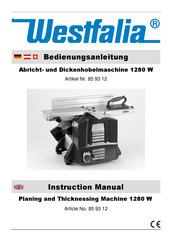 Westfalia 85 93 12 Instruction Manual