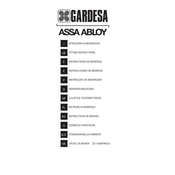 Assa Abloy GARDESA Fitting Instructions Manual