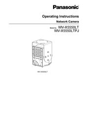 Panasonic WV-X5550LTPJ Operating Instructions Manual