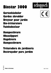 Scheppach 4052 0000 Manual