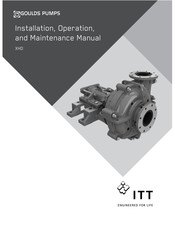 ITT Goulds Pumps XHD75 Installation, Operation And Maintenance Manual