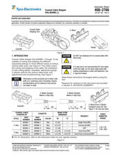 Tyco Electronics 603995 Series Instruction Sheet