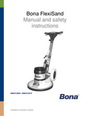 Bona FlexiSand AMO310010 Manual And Safety Instructions