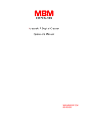 MBM icreaseAIR Operator's Manual