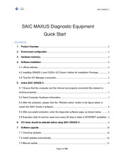 SAIC MAXUS VCI VDI II Quick Start Manual