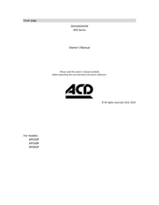 ACD APD Series Owner's Manual